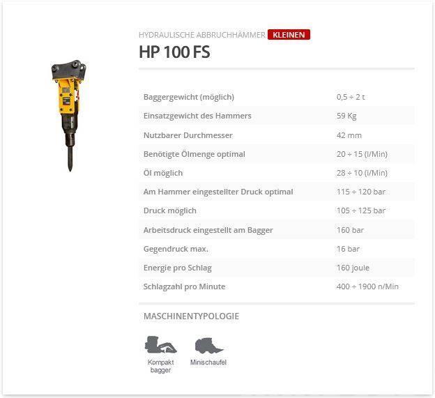 Indeco HP 100 FS Hammer / Brecher