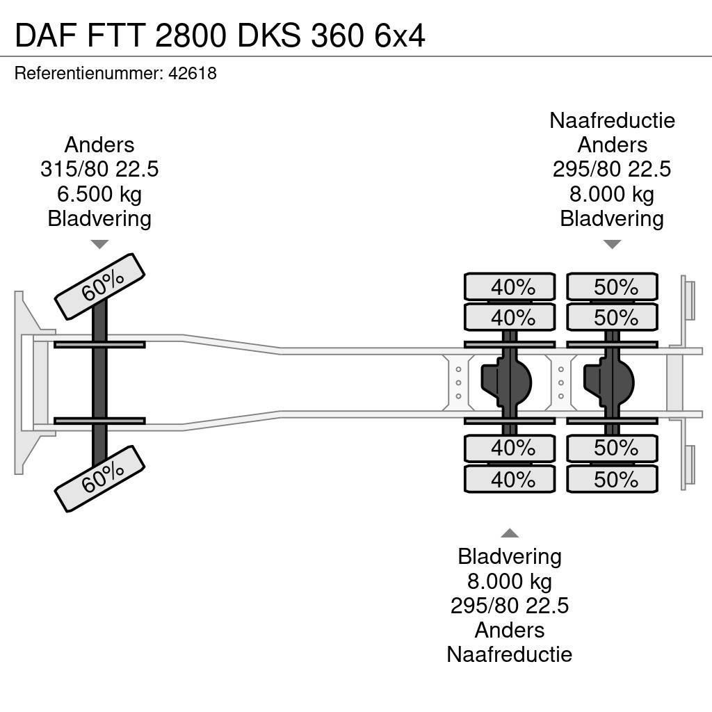DAF FTT 2800 DKS 360 6x4 Bergungsfahrzeuge