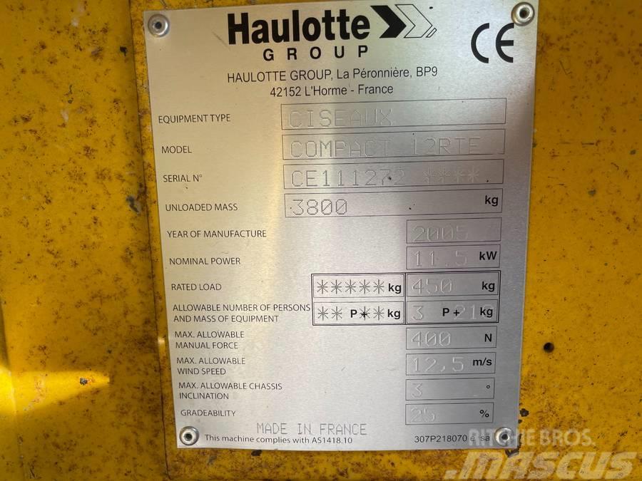 Haulotte Compact 12 RTE Scheren-Arbeitsbühnen