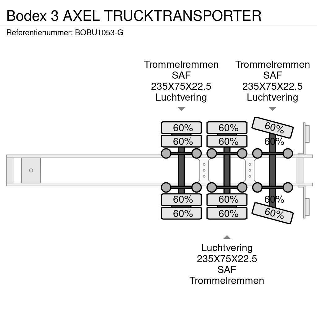 Bodex 3 AXEL TRUCKTRANSPORTER Autotransport-Auflieger