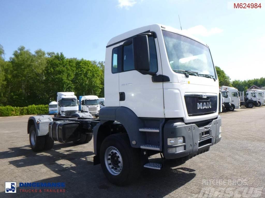 MAN TGS 19.360 4X2 BBS manual Euro 2 chassis + PTO Wechselfahrgestell