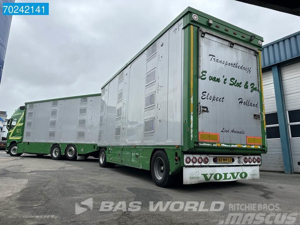Volvo FH 540 6X2 NL-Truck Cattle transport I-Park Cool A Tiertransporter