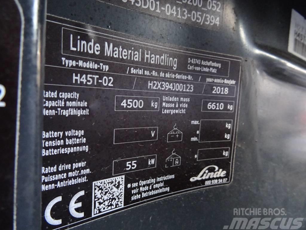 Linde H45T-02 Diesel Stapler