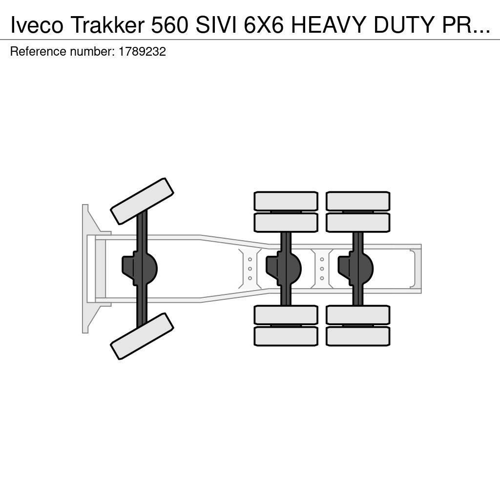 Iveco Trakker 560 SIVI 6X6 HEAVY DUTY PRIME MOVER 275 TO Sattelzugmaschinen
