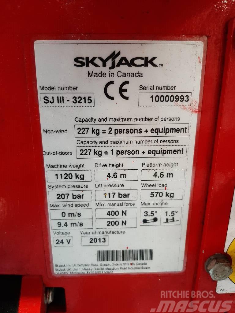 SkyJack SJIII 3215 Scheren-Arbeitsbühnen