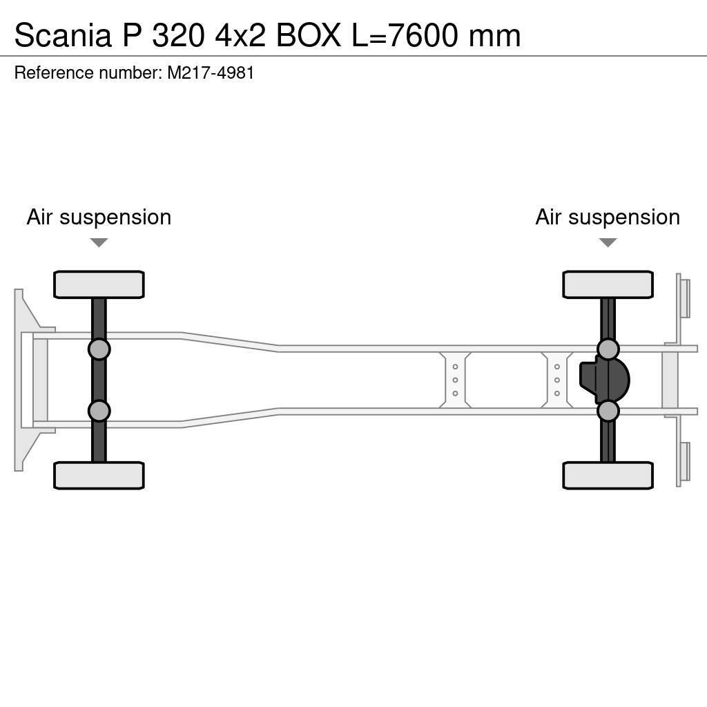 Scania P 320 4x2 BOX L=7600 mm Kastenaufbau