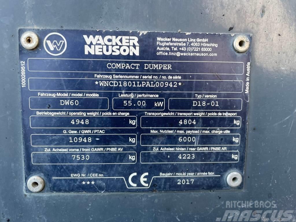 Wacker Neuson DW60 Minidumper
