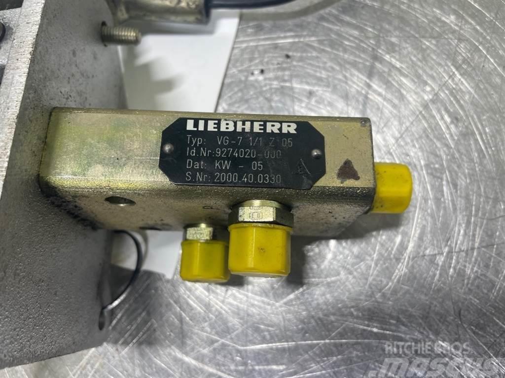 Liebherr A316-9274020/9198863-Servo valve/Pedal Hydraulik