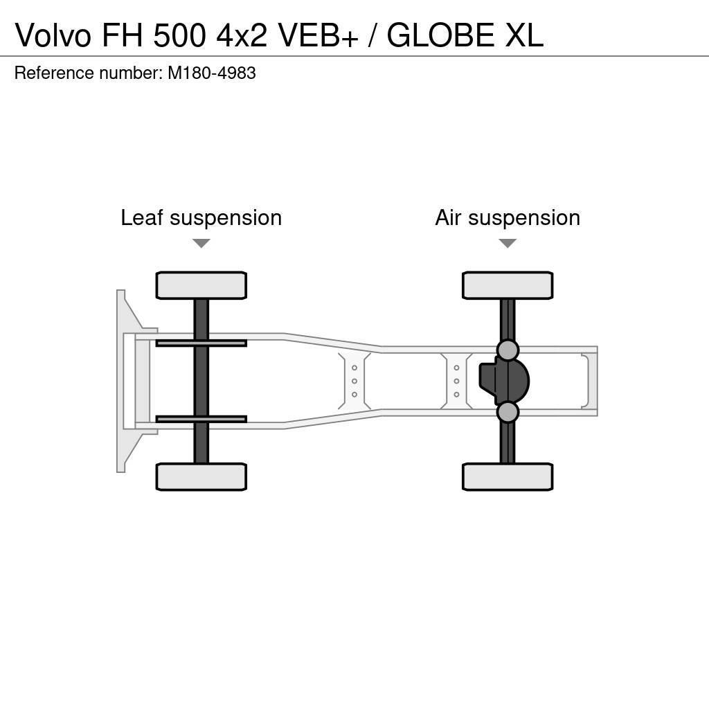 Volvo FH 500 4x2 VEB+ / GLOBE XL Sattelzugmaschinen