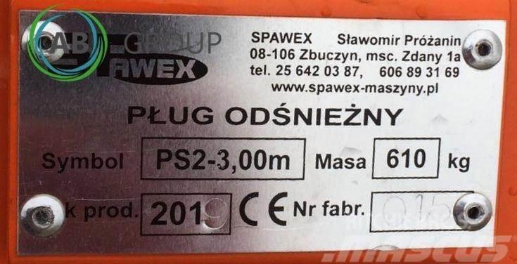 Spawex pług odśnieżny prosty PS-2, 3 m Schneeschilde und -pflüge