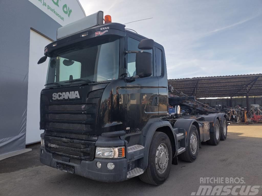 Scania R490 8x4 vaijerilaite,Euro6 Absetzkipper
