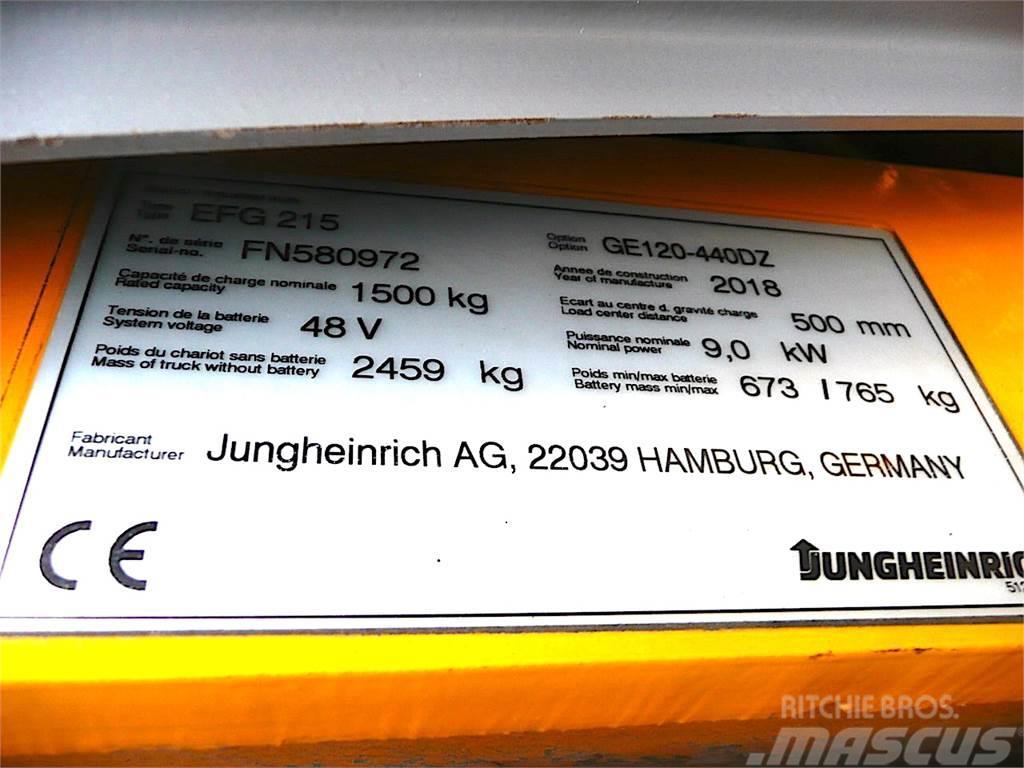 Jungheinrich EFG 215 440 DZ Elektro Stapler