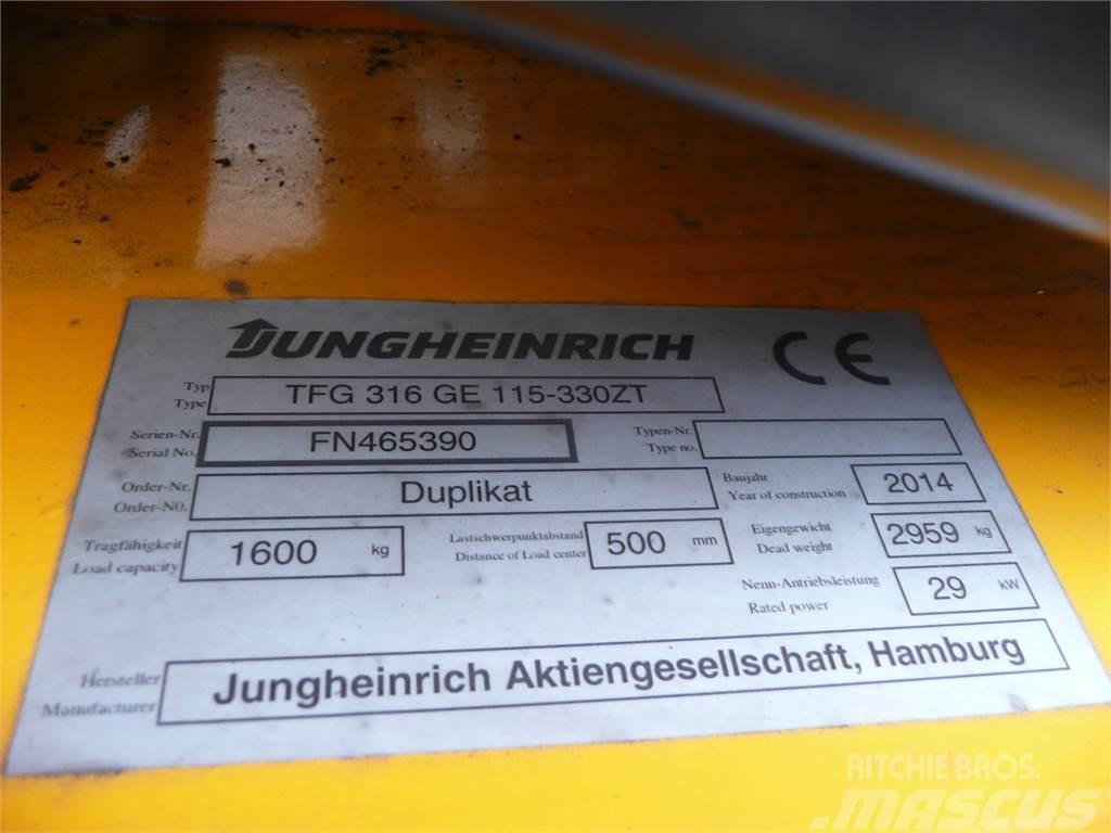 Jungheinrich TFG 316 330 ZT Gas Stapler