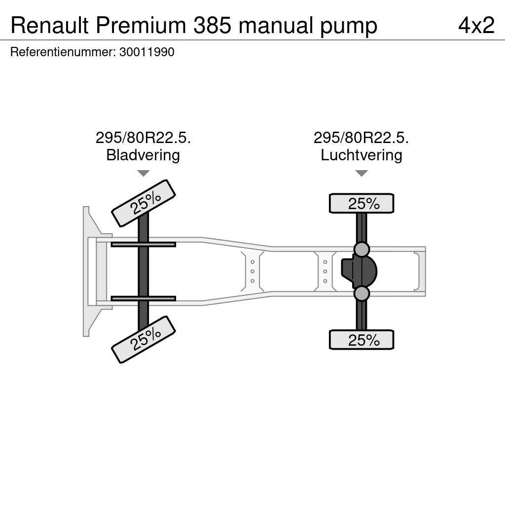Renault Premium 385 manual pump Sattelzugmaschinen