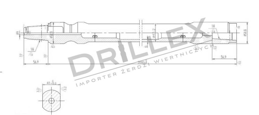 Ditch Witch JT 920 Drill pipes, Żerdzie wiertnicze Horizontale Richtungsbohrgeräte