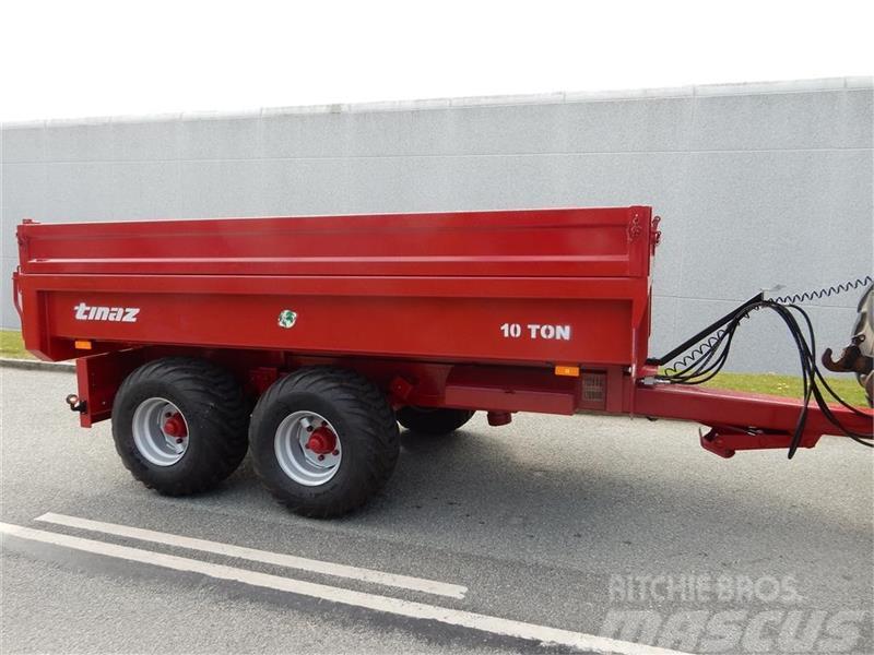 Tinaz 10 tons dumpervogn med slidsker Andere Kommunalmaschinen