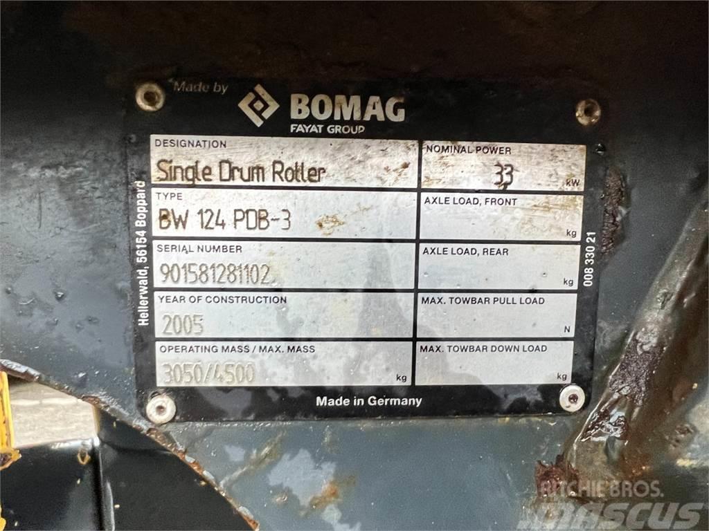 Bomag BW 124 PDB-3 - 3.000 kg. / Tromle / 1.400T Walzenzüge
