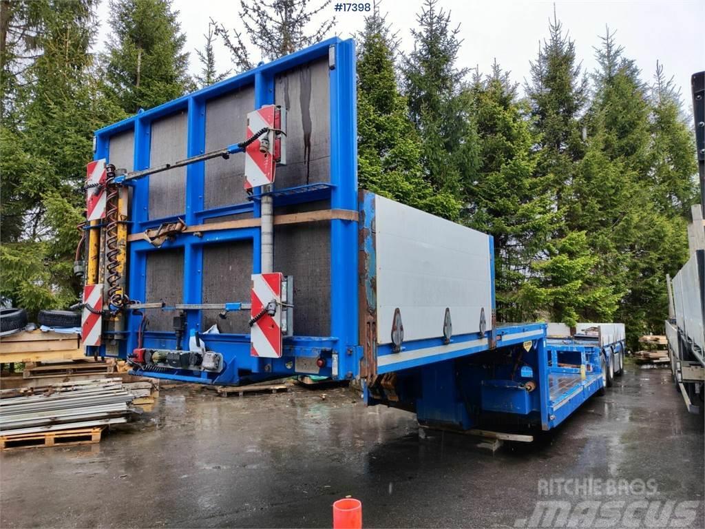 Broshuis 3 Aks Double Drop trailer with extension Andere Anhänger