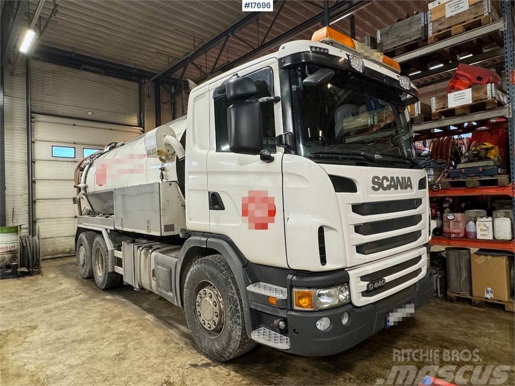 Scania G440 suction/flushing truck w/ Nomek superstructur Betonpumpen