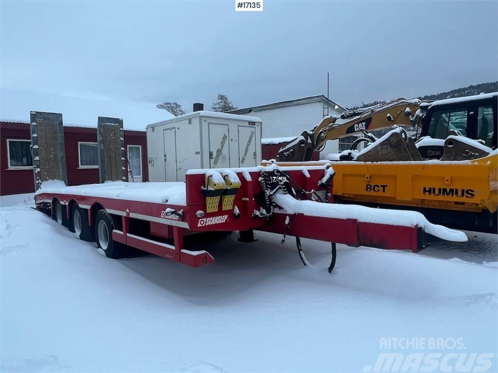  Scanslep machine trailer w/ hydraulic driving brid Andere Anhänger