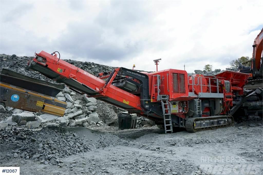 Terex Finlay J-1175 Jaw crusher with magnetic band. Few hours Pulverisierer