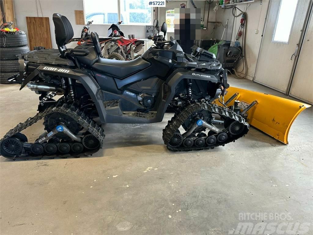Can-am Outlander 1000 Max XTP with track kit, plow and sa Andere