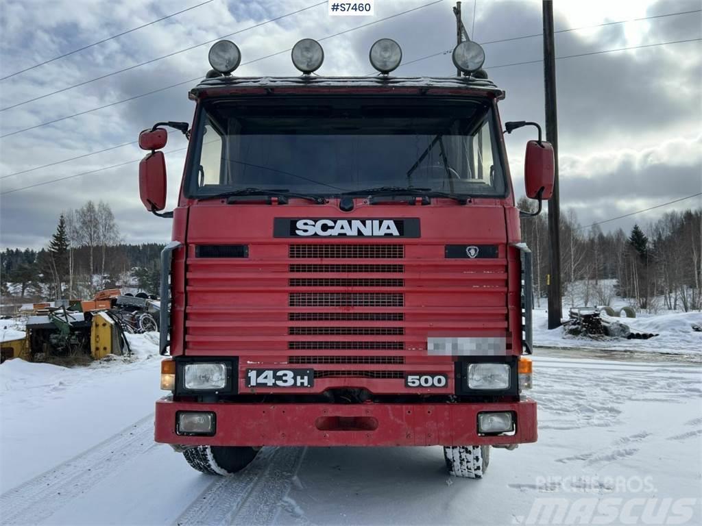 Scania R143 HL 8x2 59 with Atlas Copco XRVS466 compressor Kommunal-Sonderfahrzeuge