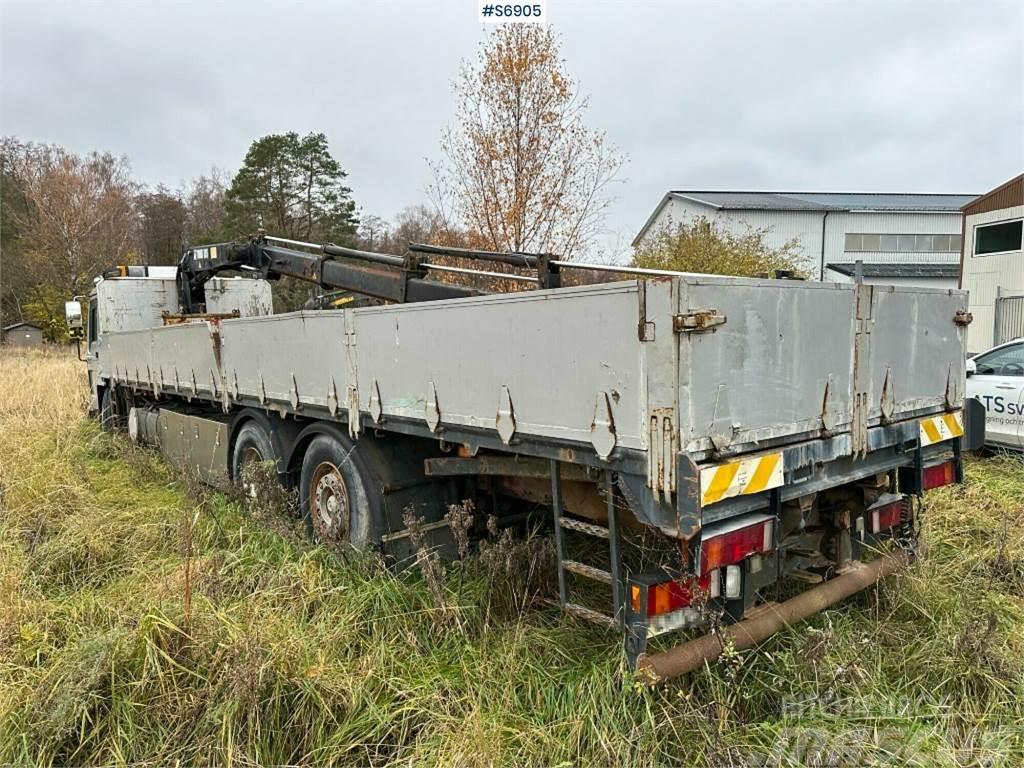 Volvo Crane truck FL10 with long flatbed (Rep. Object) Kranwagen
