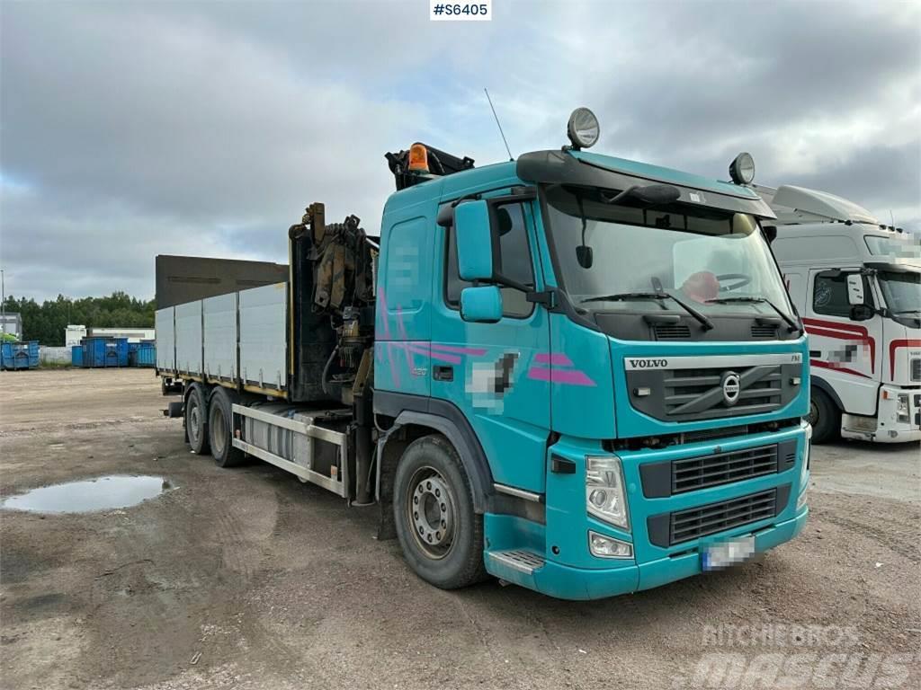 Volvo FM 6x2 crane truck with Hiab 280-5 and tail lift Kranwagen