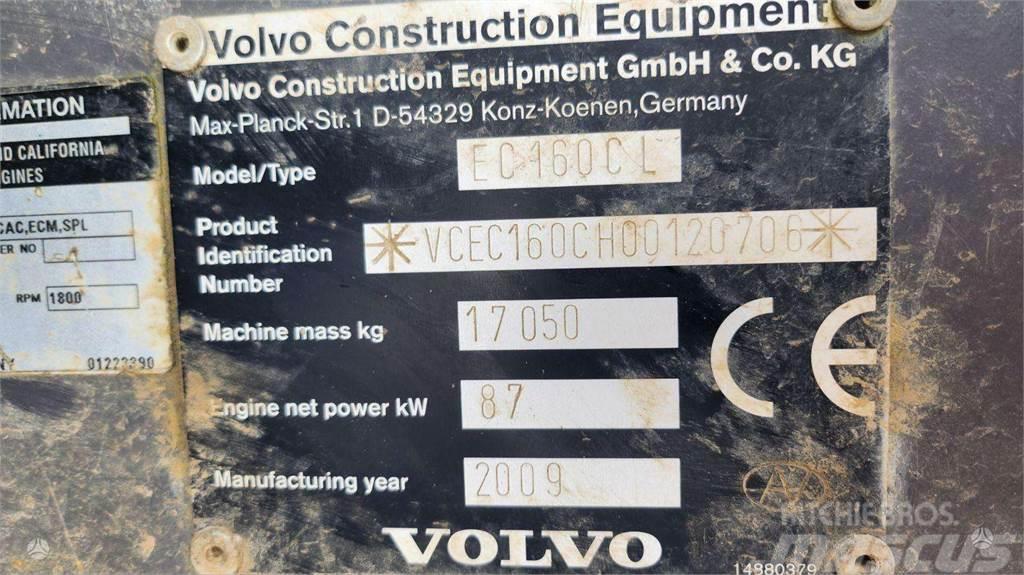 Volvo EC 160 CL + ROTOTILT + 3 BUCKE Raupenbagger