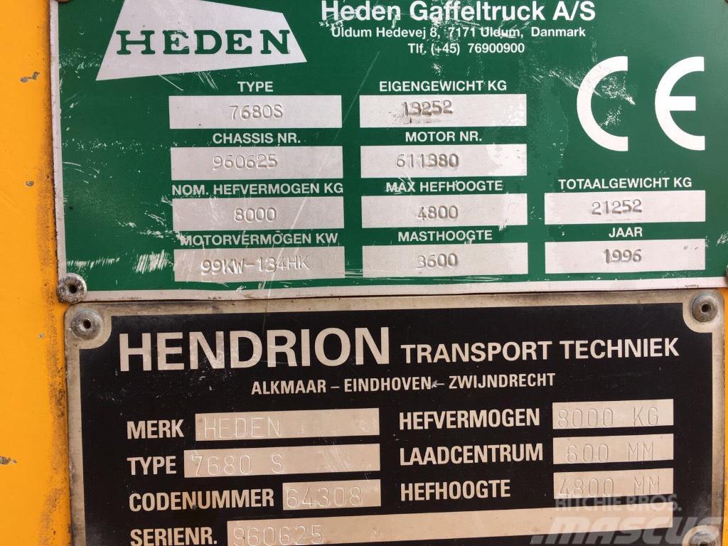 Heden 7680S Diesel Stapler