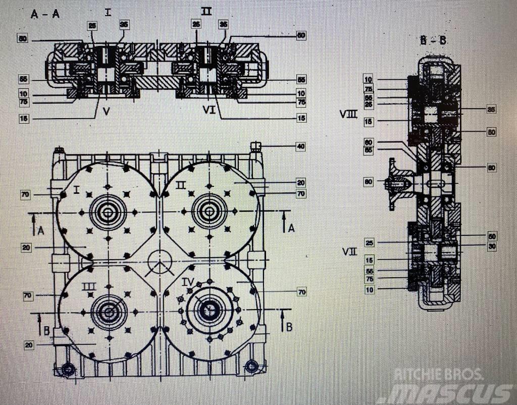 Wirtgen RX4500 / HM4500 Parts Getriebe