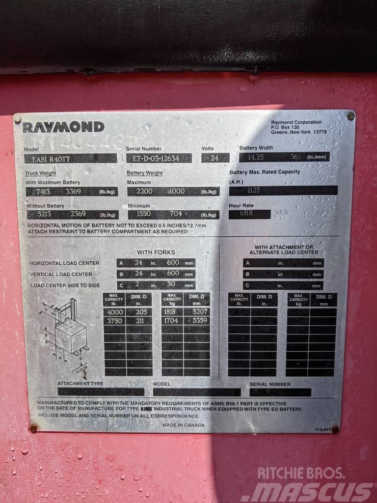 Raymond R40TT Elektro Stapler