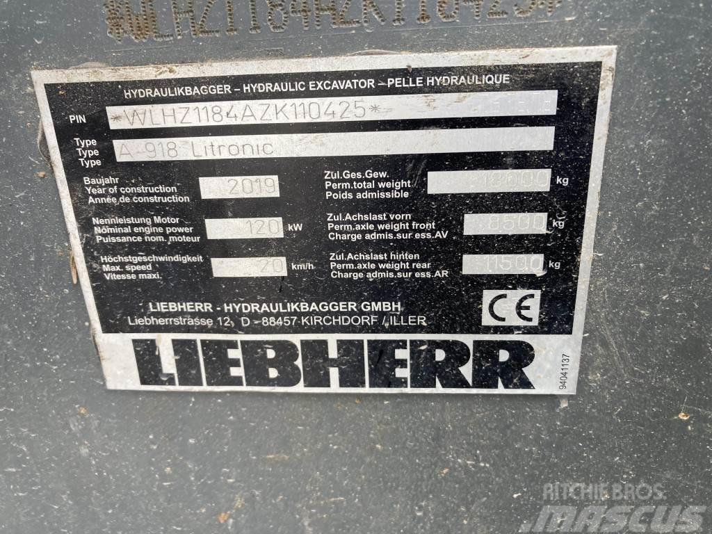 Liebherr A 918 Litronic Mobilbagger
