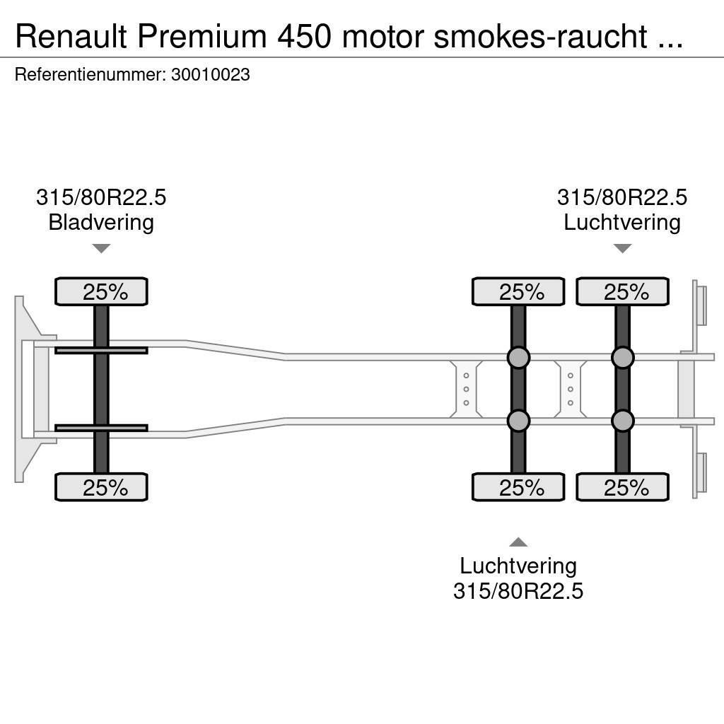 Renault Premium 450 motor smokes-raucht PROBLEM Wechselfahrgestell