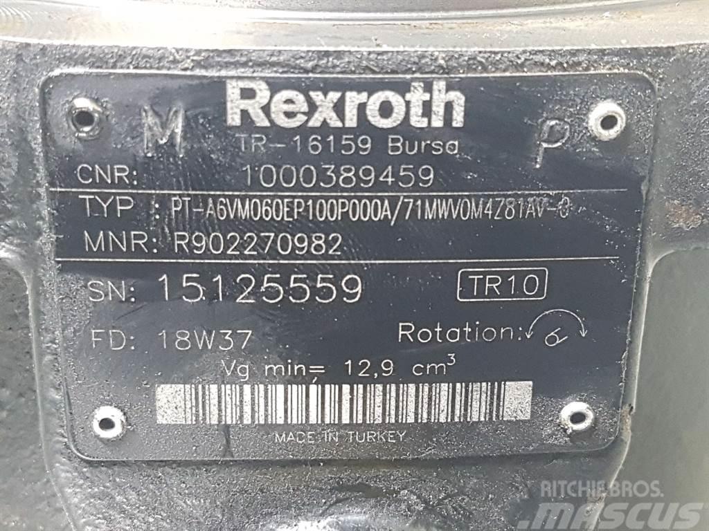 Wacker Neuson 1000389459-Rexroth A6VM060EP100-Drive motor Hydraulik