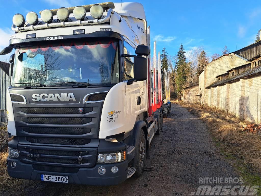 Scania R 580 Holzfahrzeuge