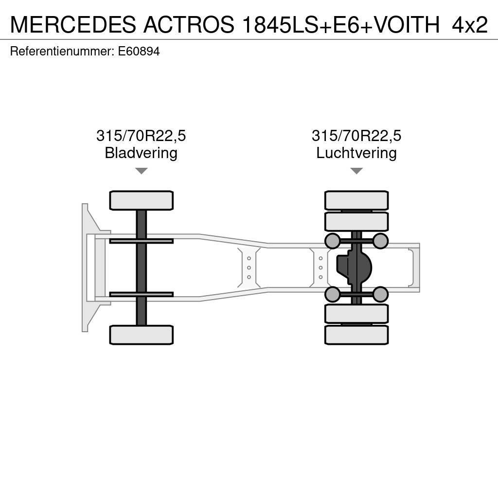 Mercedes-Benz ACTROS 1845LS+E6+VOITH Sattelzugmaschinen