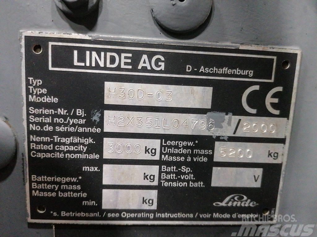 Linde H30D-03 Diesel Stapler