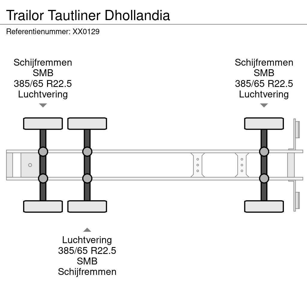 Trailor Tautliner Dhollandia Curtainsiderauflieger