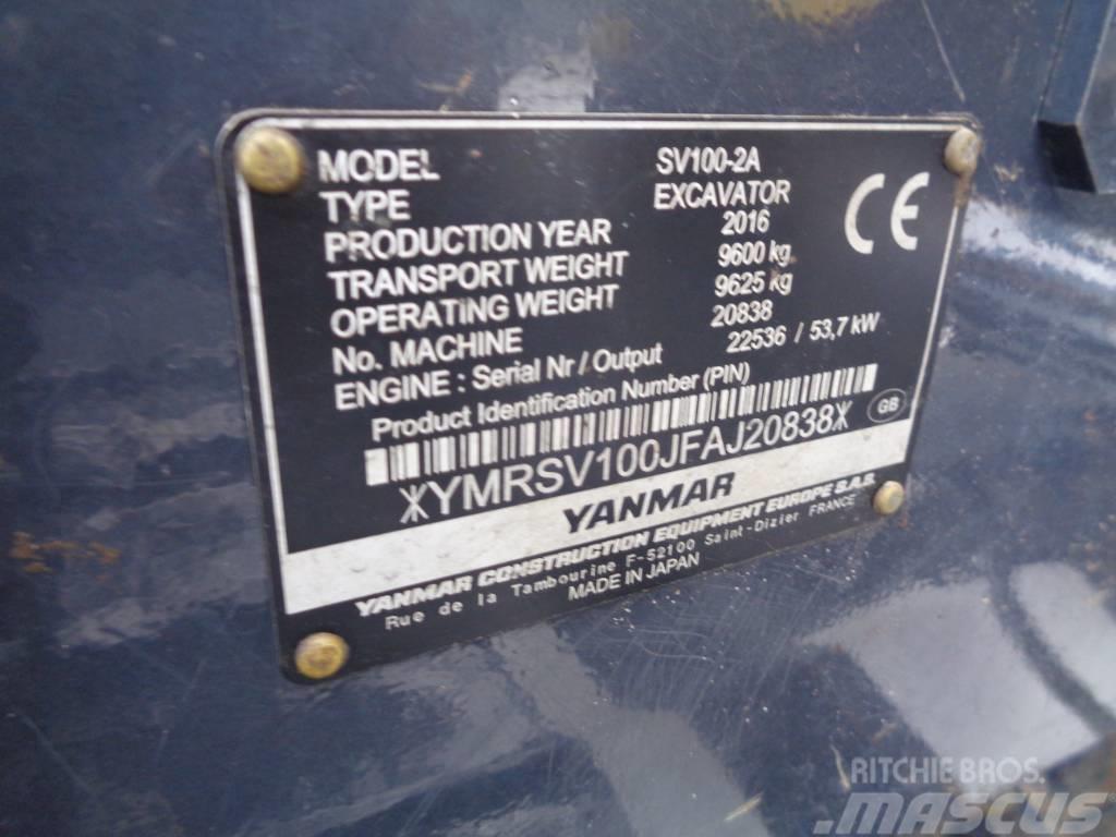 Yanmar SV 100-2 Midibagger  7t - 12t