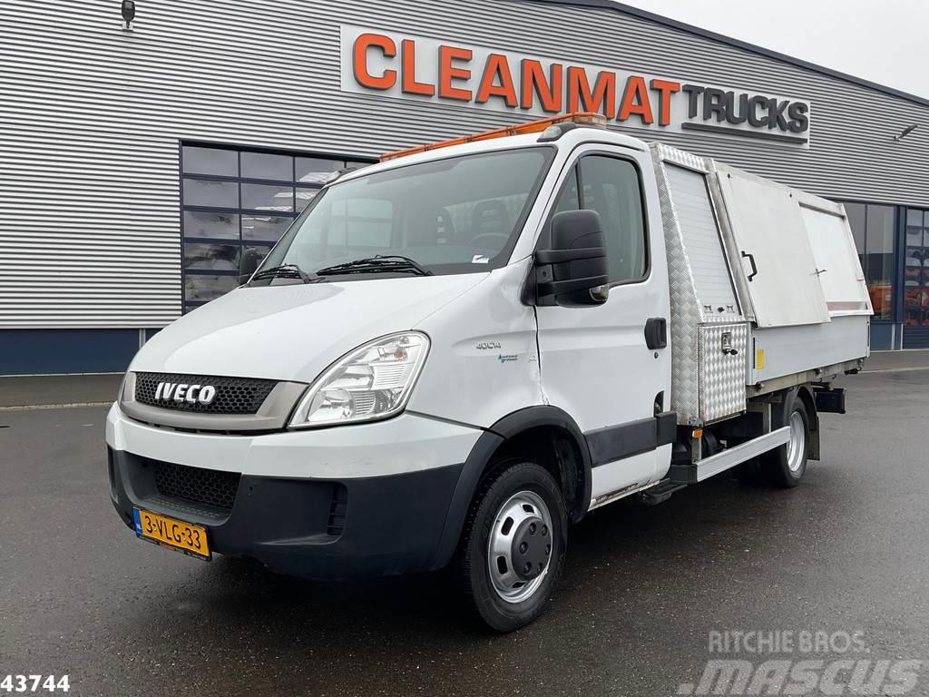 Iveco Daily 40C14G CNG Veegvuil opbouw Müllwagen