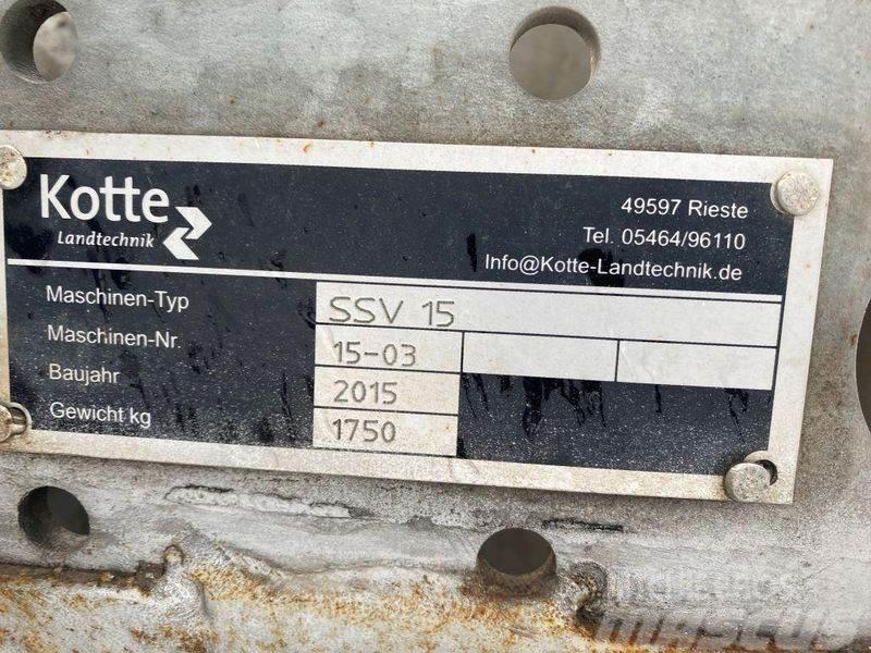 Kotte SSV 15 Schleppschuhverteiler Düngemittelverteiler