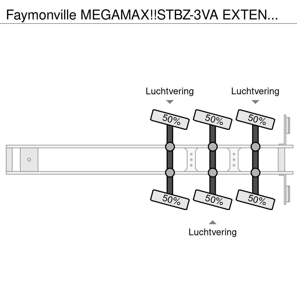 Faymonville MEGAMAX!!STBZ-3VA EXTENDABLE! REMOVABLE NECK!3x St Tieflader-Auflieger