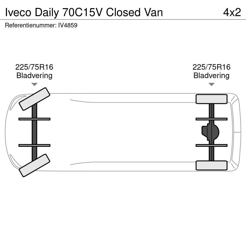 Iveco Daily 70C15V Closed Van Kastenwagen