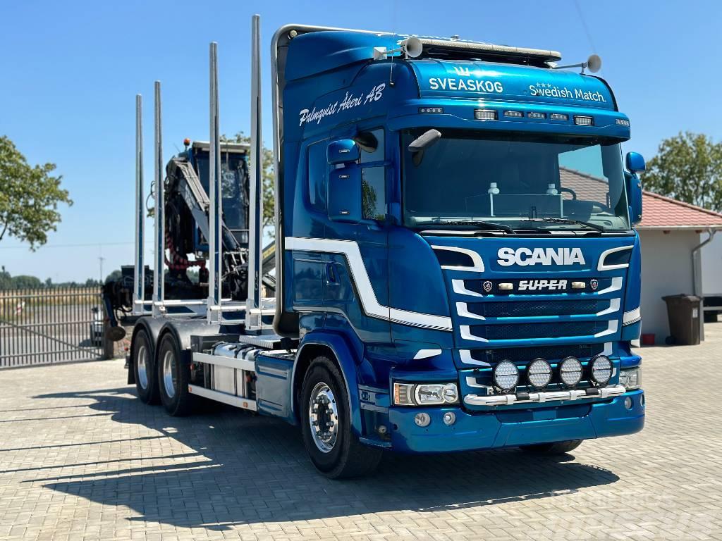 Scania R580 Holzfahrzeuge