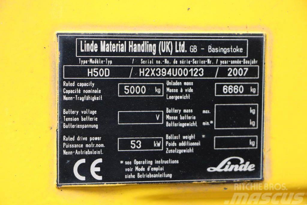 Linde H50D Diesel Stapler