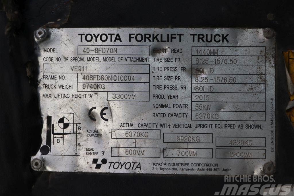 Toyota 40-8FD70N Diesel Stapler
