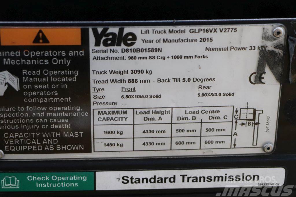 Yale GLP16VX Gas Stapler