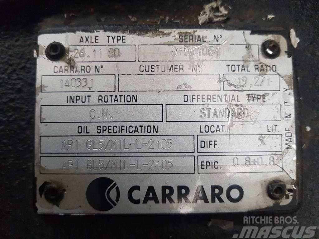 Carraro 26.11SD-140331-Axle/Achse/As LKW-Achsen